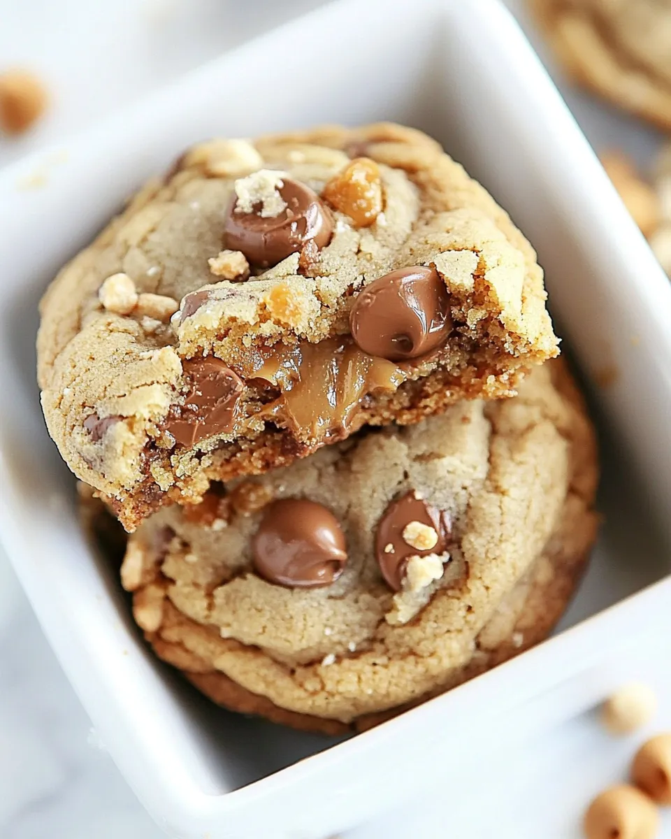 Delicious Butterscotch, Toffee, Chocolate Chip Cookies shot