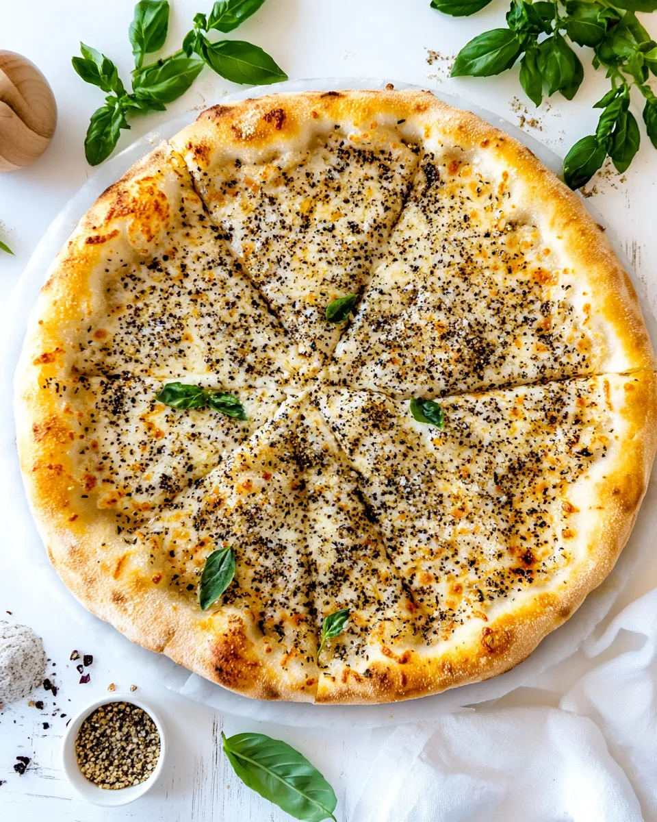 Classic Cacio e Pepe Pizza image