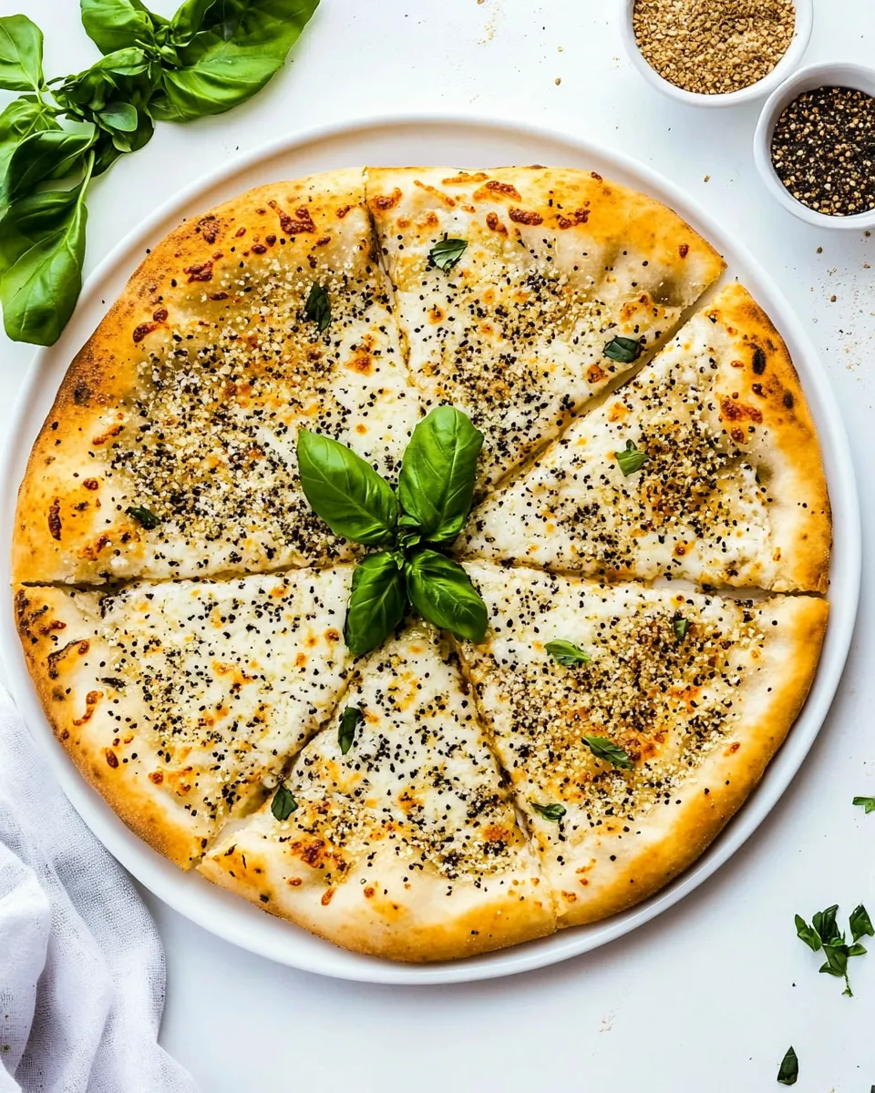 Easy Cacio e Pepe Pizza recipe photo