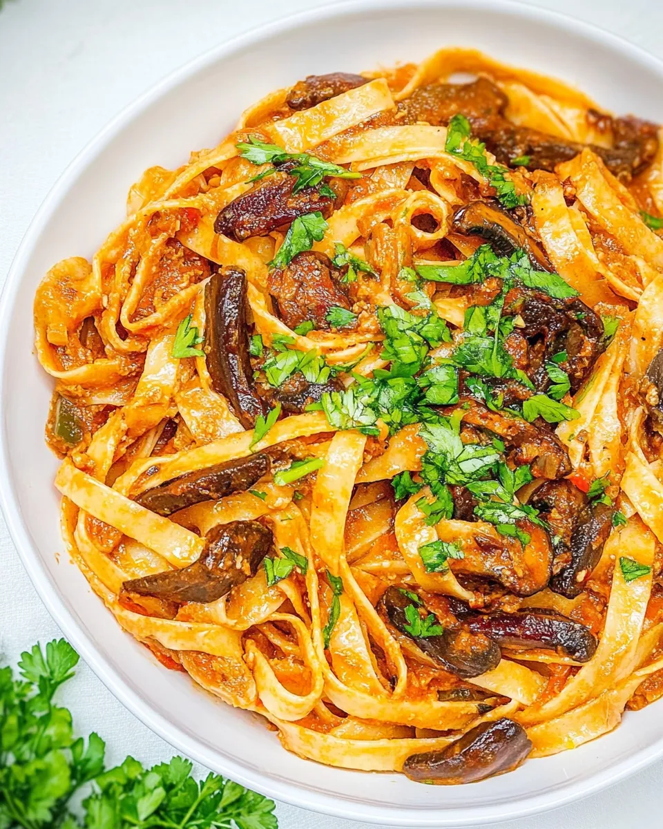 Easy Cajun Oyster Mushroom Pasta photo