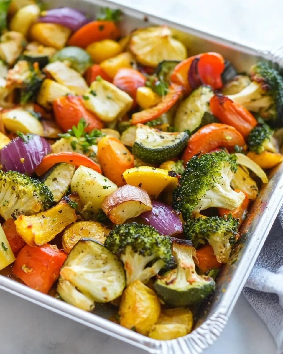 Savory Cajun Roasted Veggies dish photo