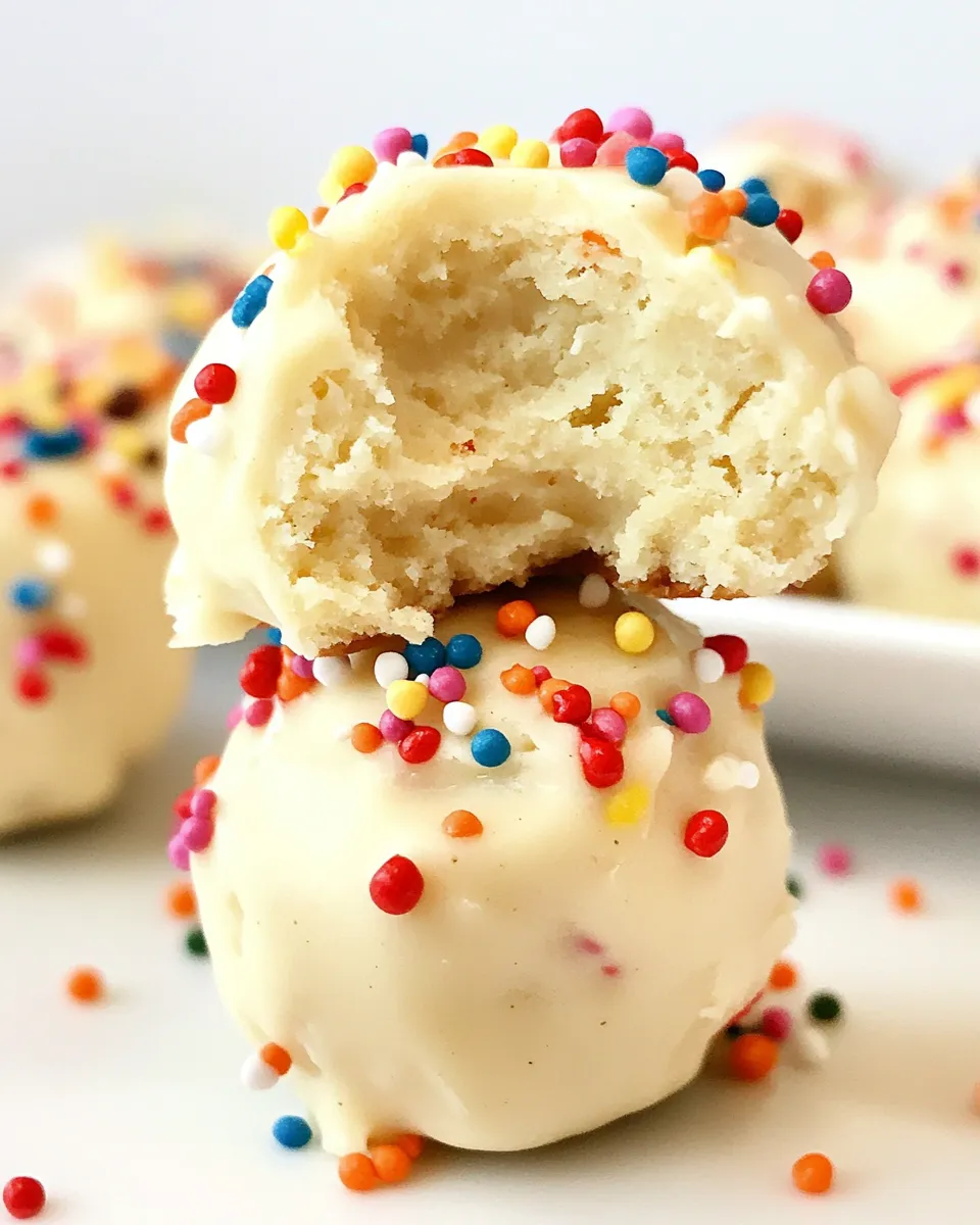 Classic Cake Batter Truffles image