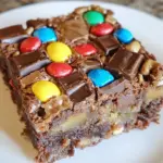 Homemade Candy Bar Brownies photo
