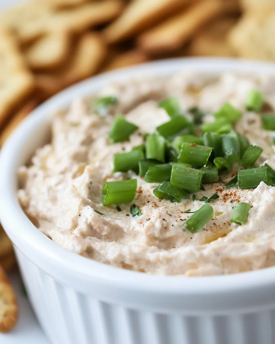 Easy Canned Salmon Dip recipe photo