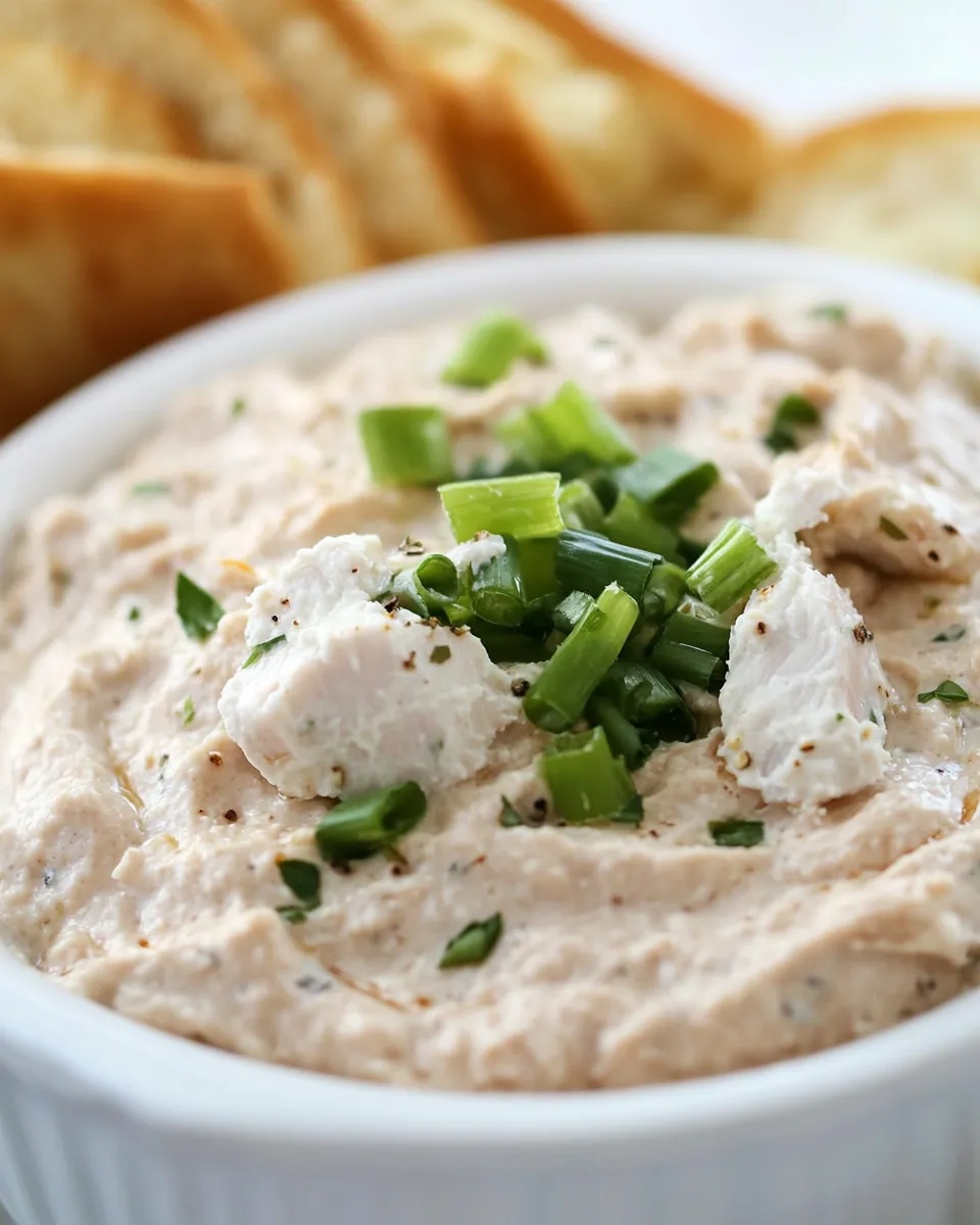Delicious Canned Salmon Dip shot