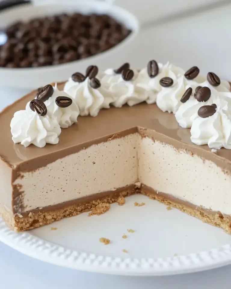 Homemade Cappuccino Cheesecake photo