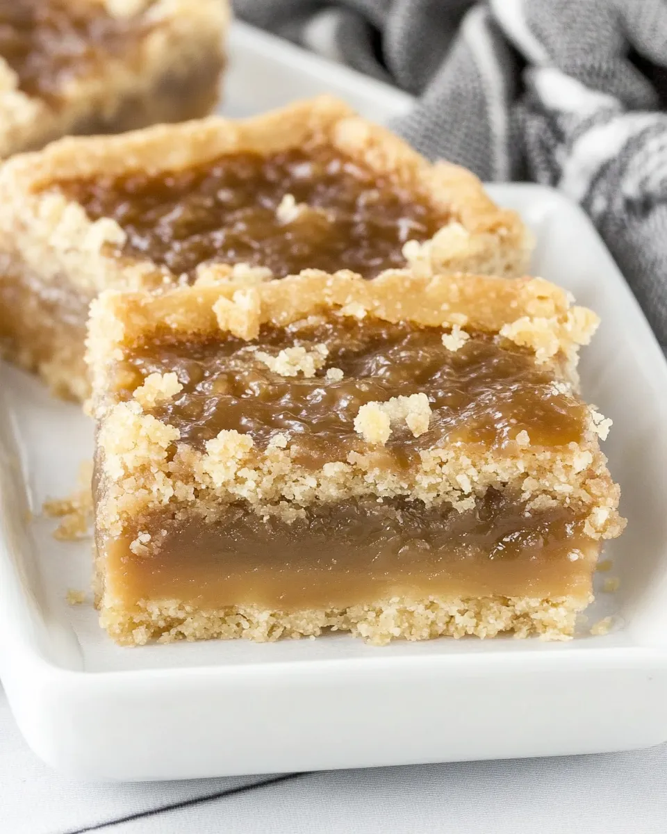 Easy Caramel Butter Bars recipe photo