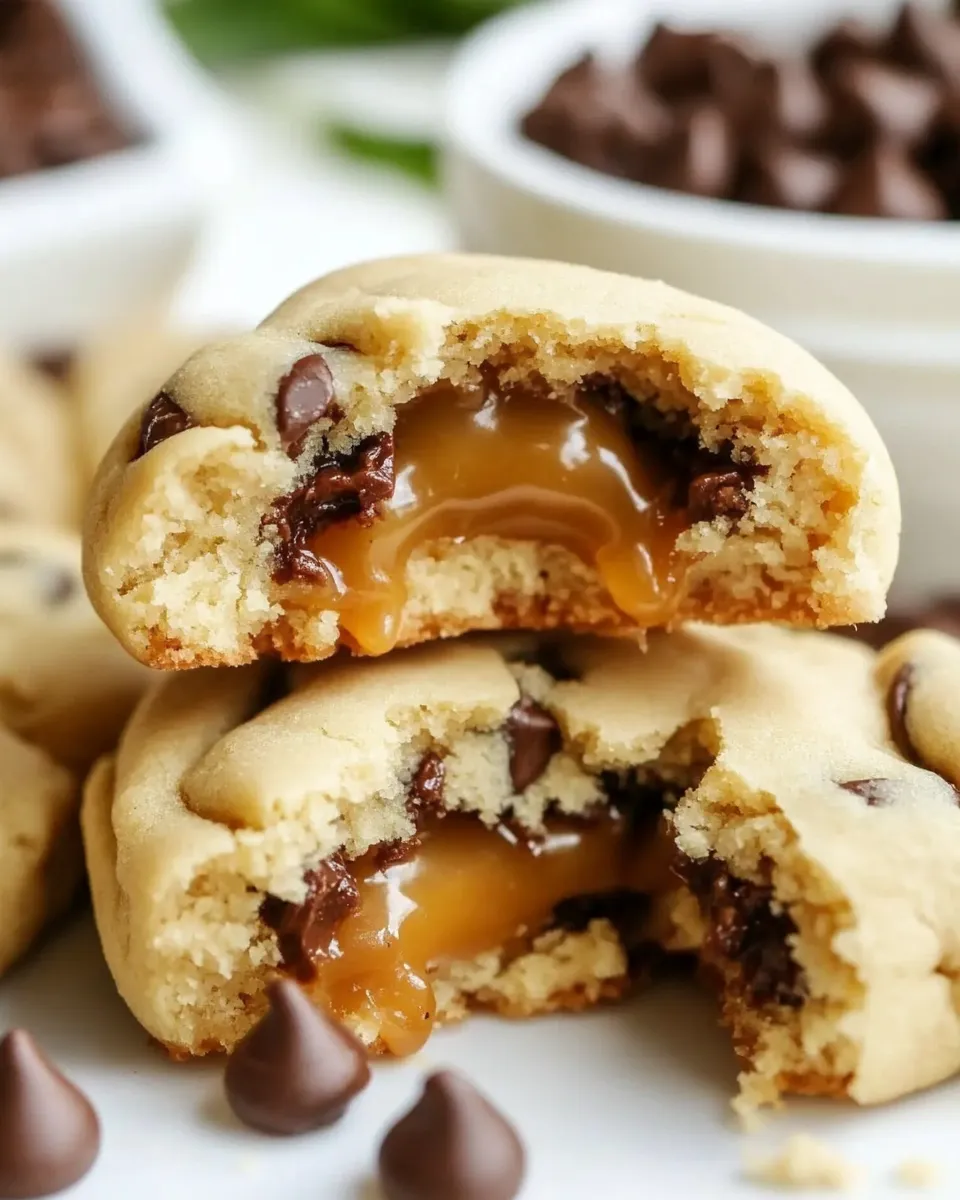 Homemade Caramel Stuffed Cookies photo