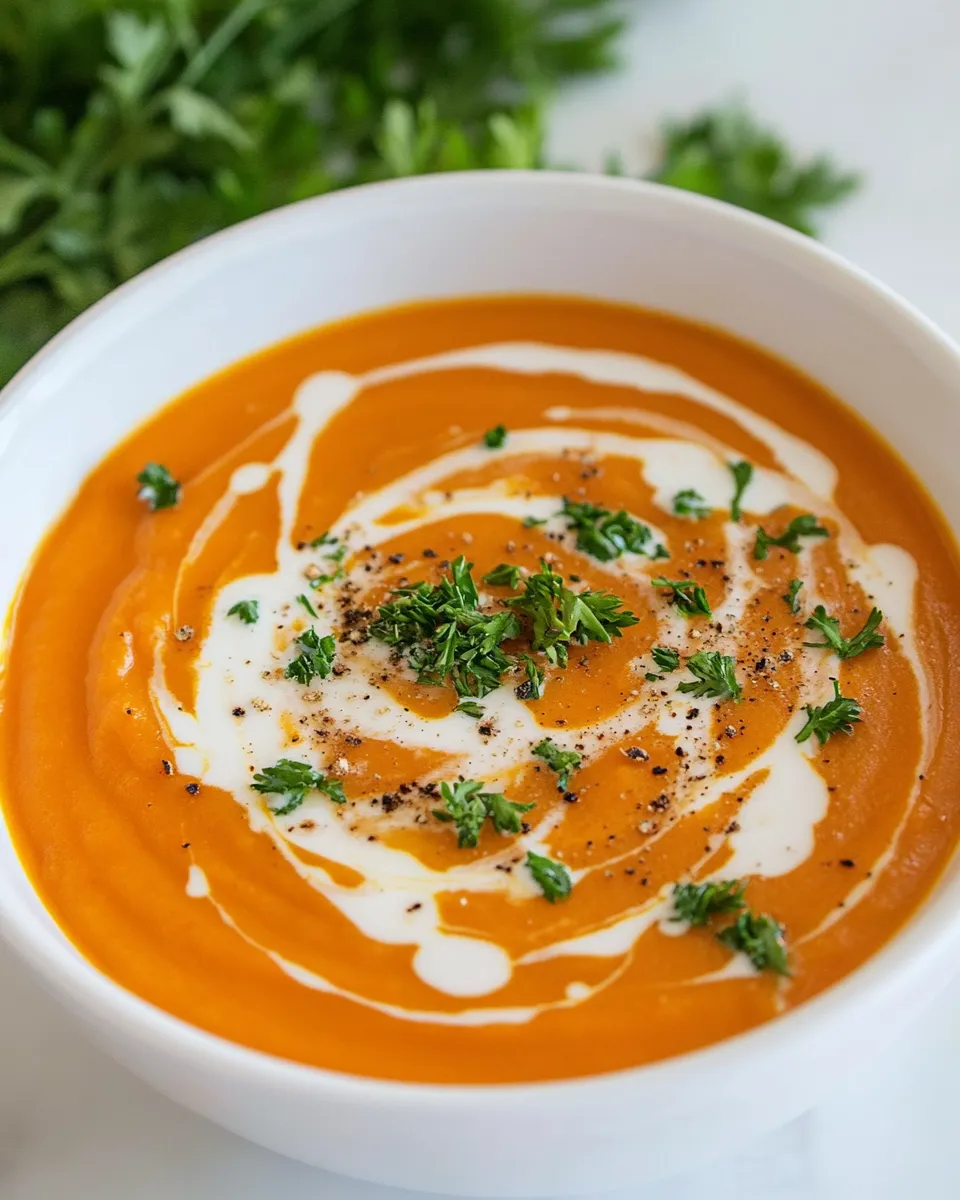 Homemade Carrot Soup photo