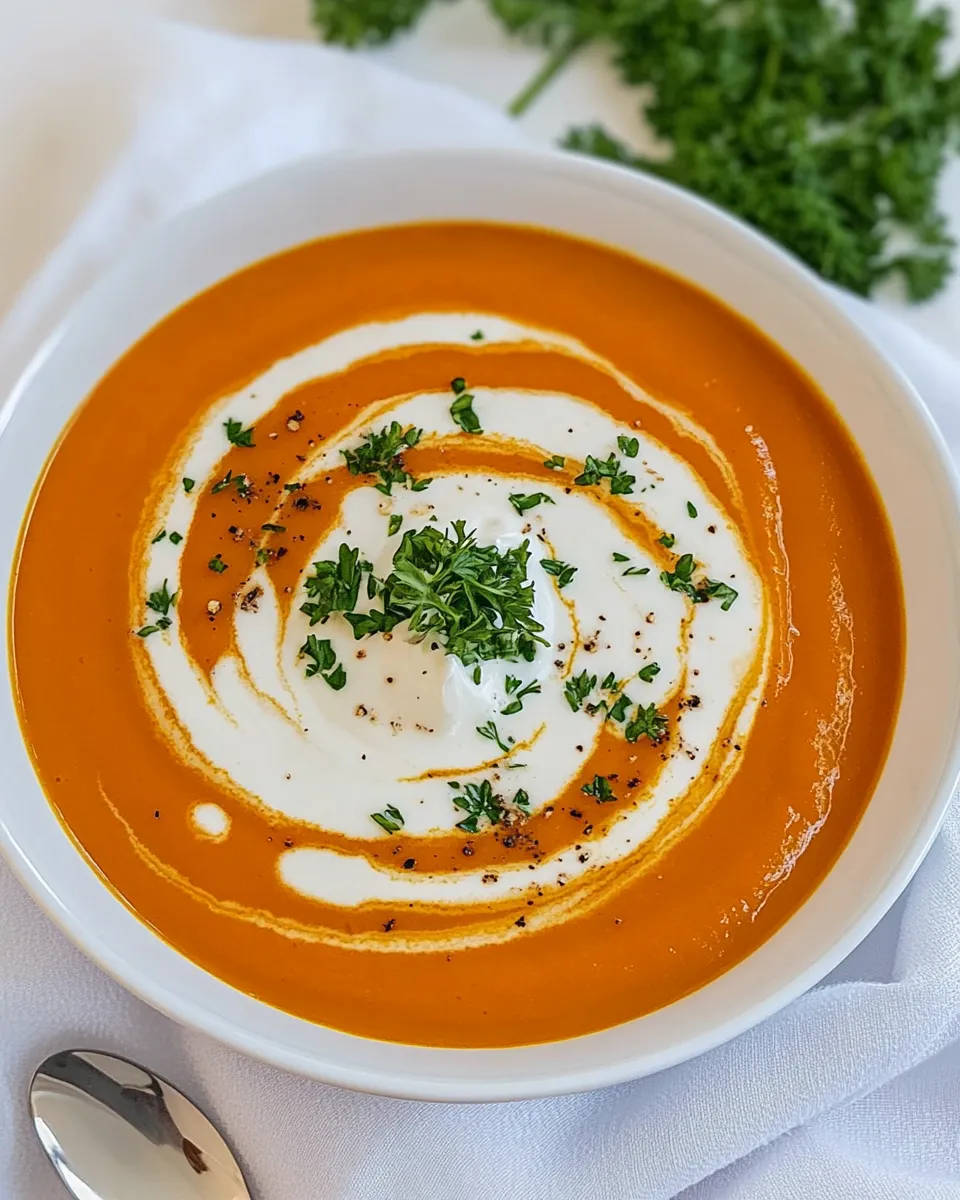 Classic Carrot Soup image