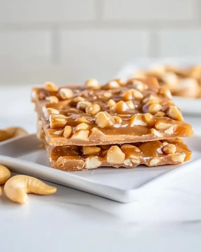 Homemade Cashew Brittle photo