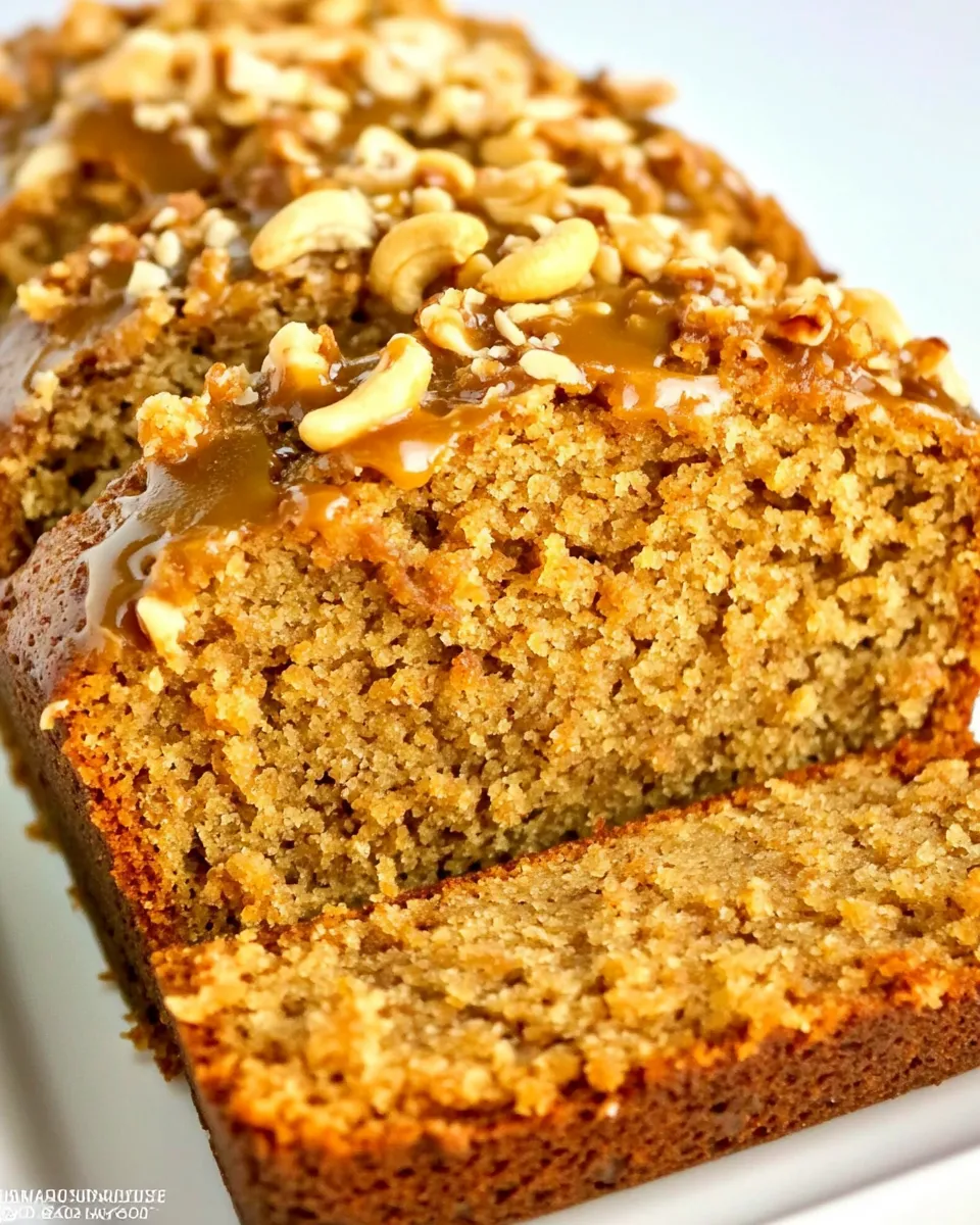 Homemade Cashew Butter Butterscotch Banana Bread photo