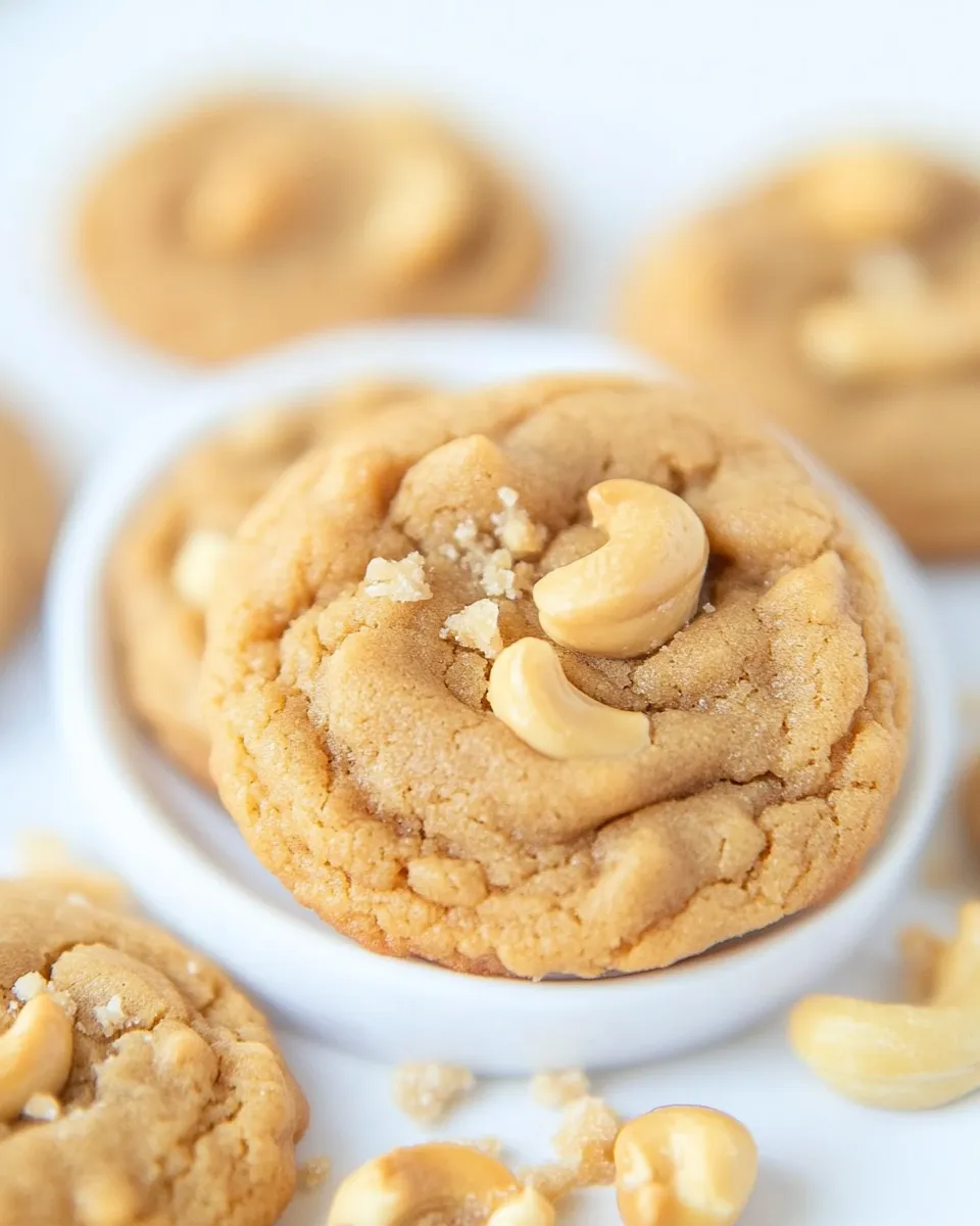 Easy Cashew Butterscotch Pudding Cookies recipe photo