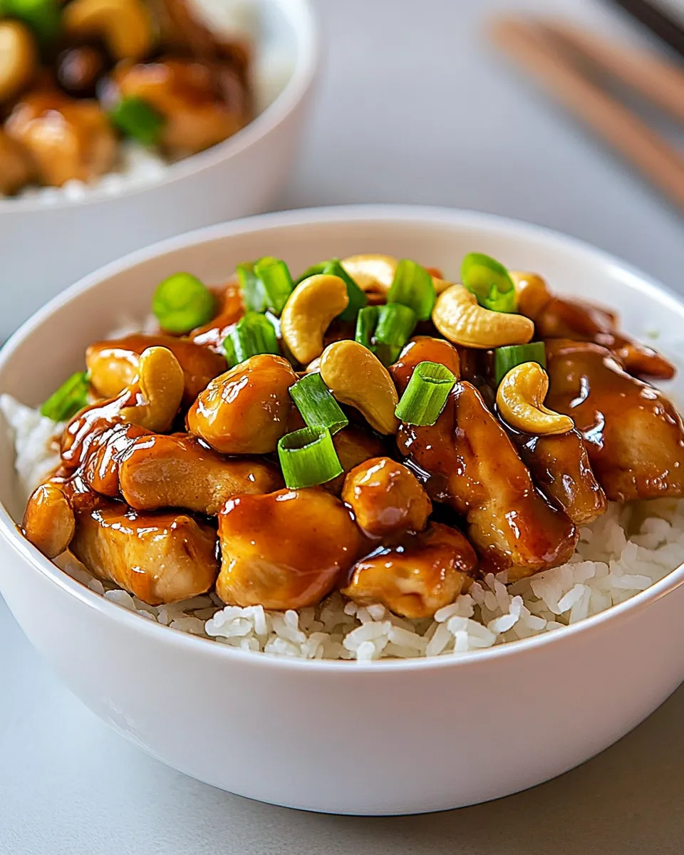 Homemade Cashew Chicken photo