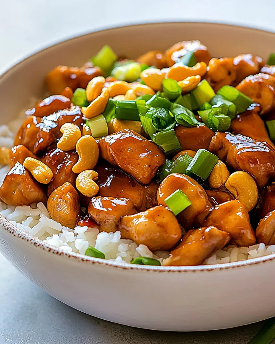 Easy Cashew Chicken recipe photo