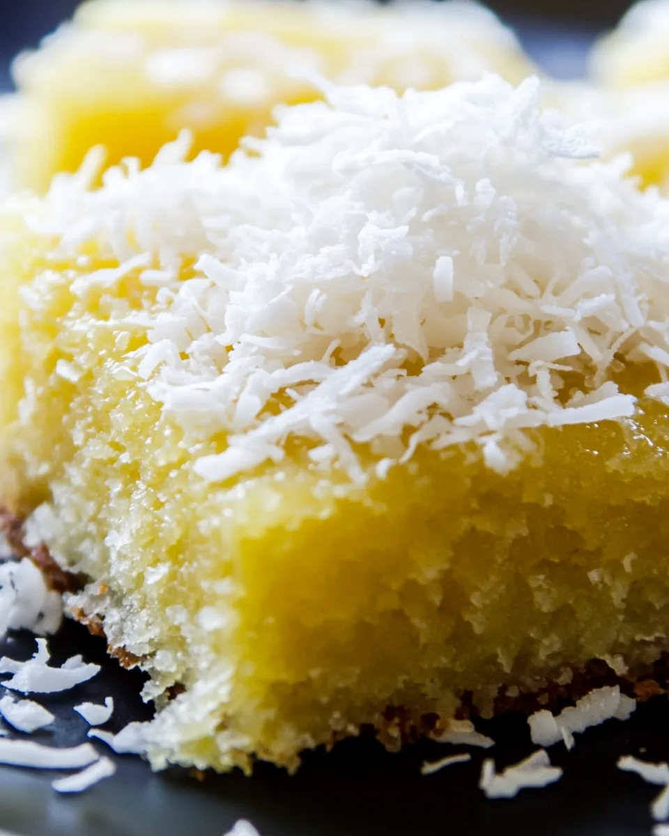 Classic Cassava Cake with Shredded Coconut image