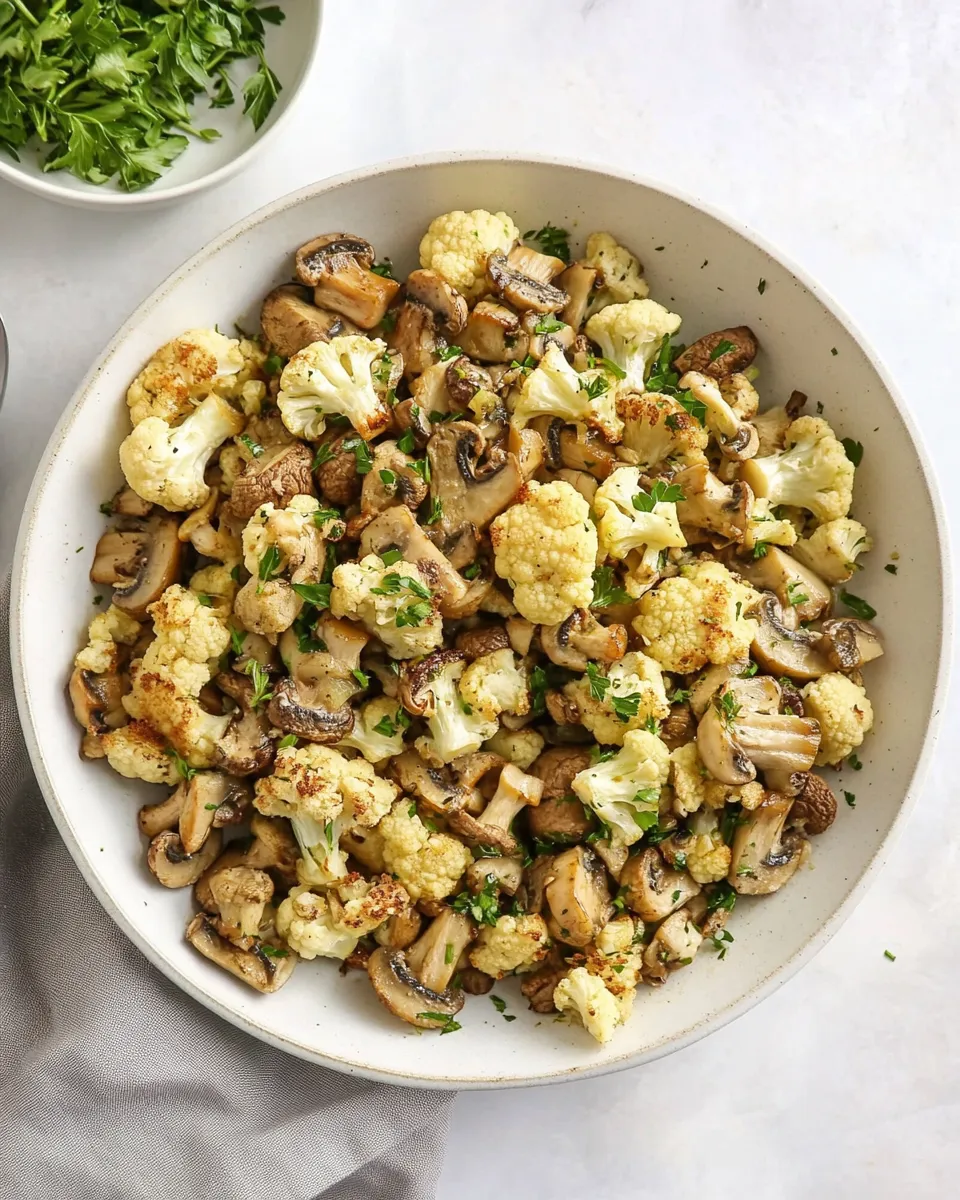 Delicious Cauliflower-Mushroom Recipe dish photo