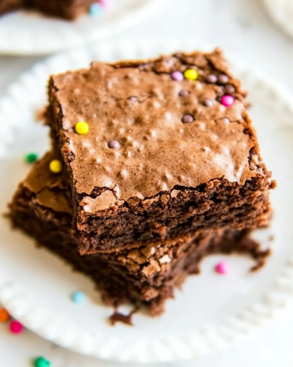 Easy Celebration Brownies recipe photo