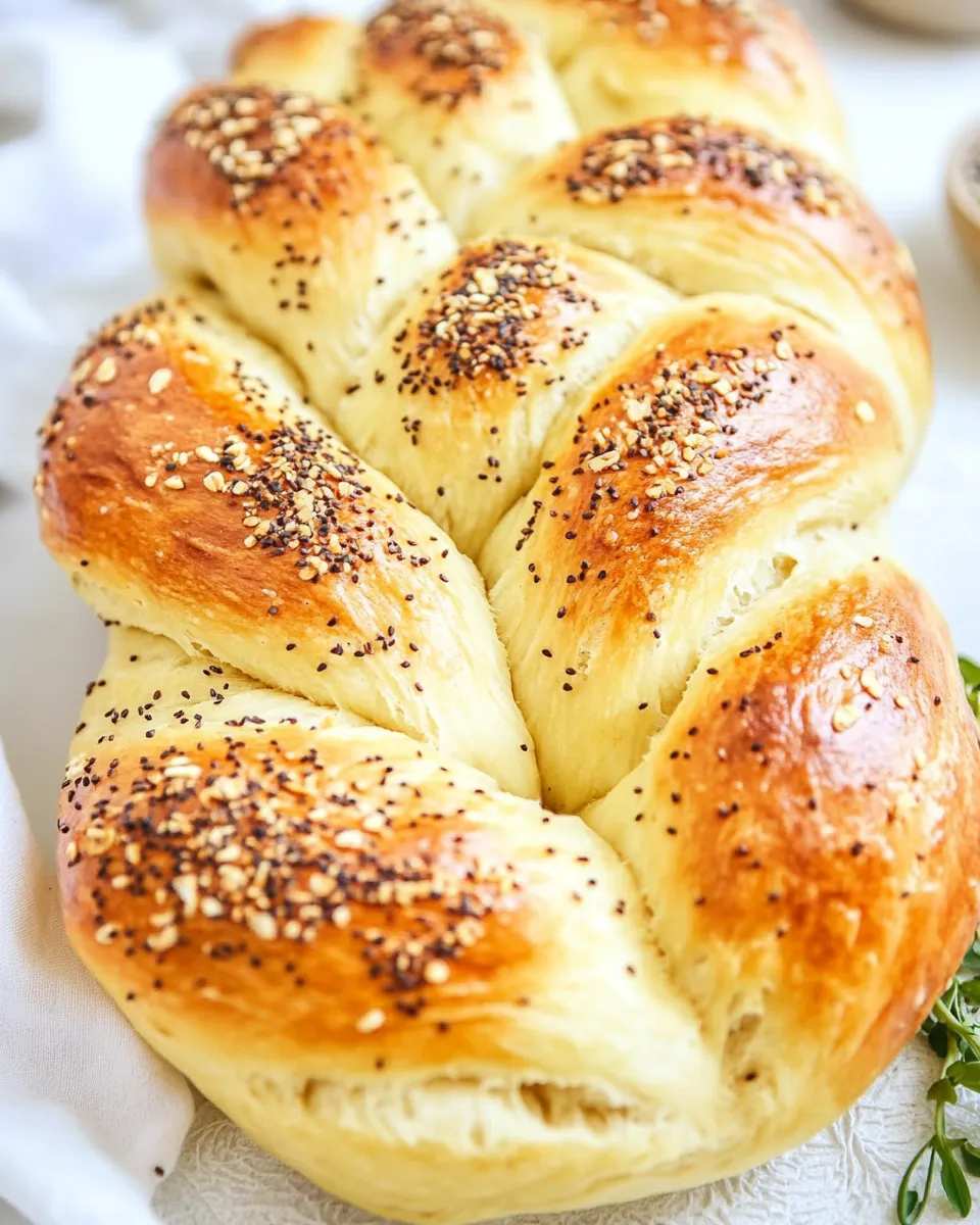 Homemade Challah Bread photo
