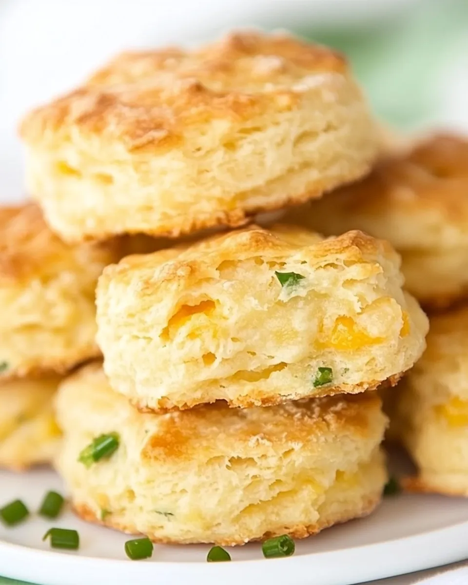 Delicious Cheddar, Jalapeo and Chive Biscuits image