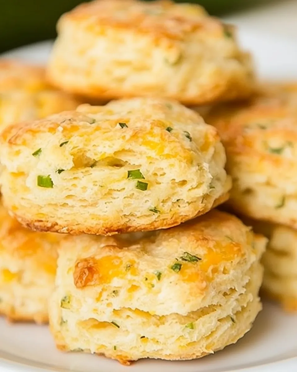 Easy Cheddar, Jalapeo and Chive Biscuits recipe photo