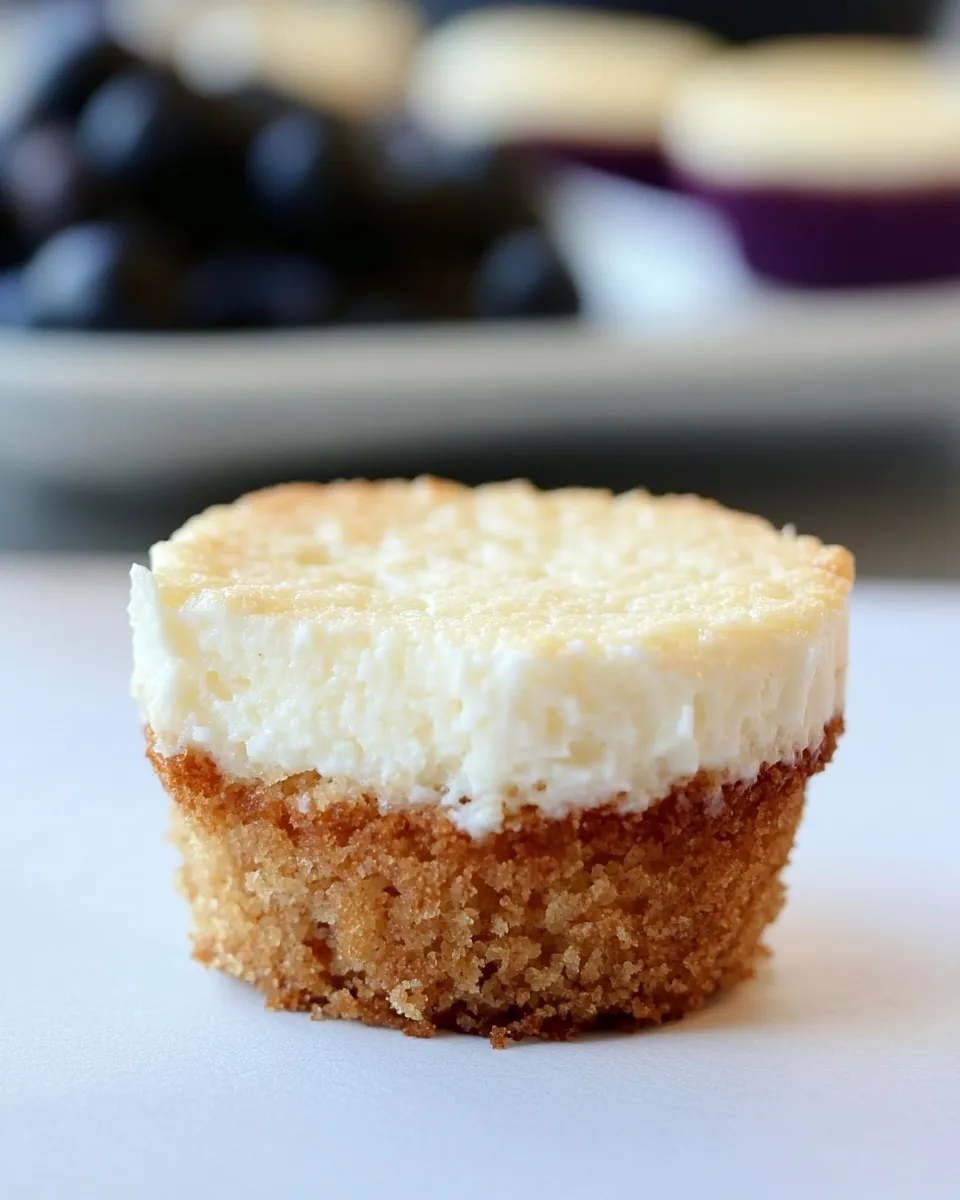 Delicious Cheesecake Cupcakes shot