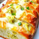Homemade Cheesy Artichoke Bread photo