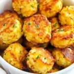 Homemade Cheesy Baked Cauliflower Tots photo