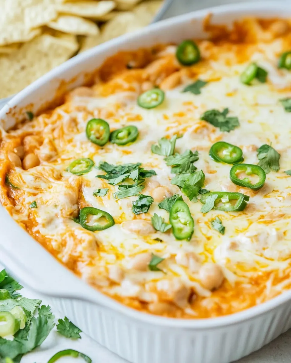 Easy Cheesy Bean Dip recipe photo