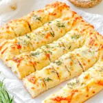 Homemade Cheesy Bread Recipe with Pizza Dough photo