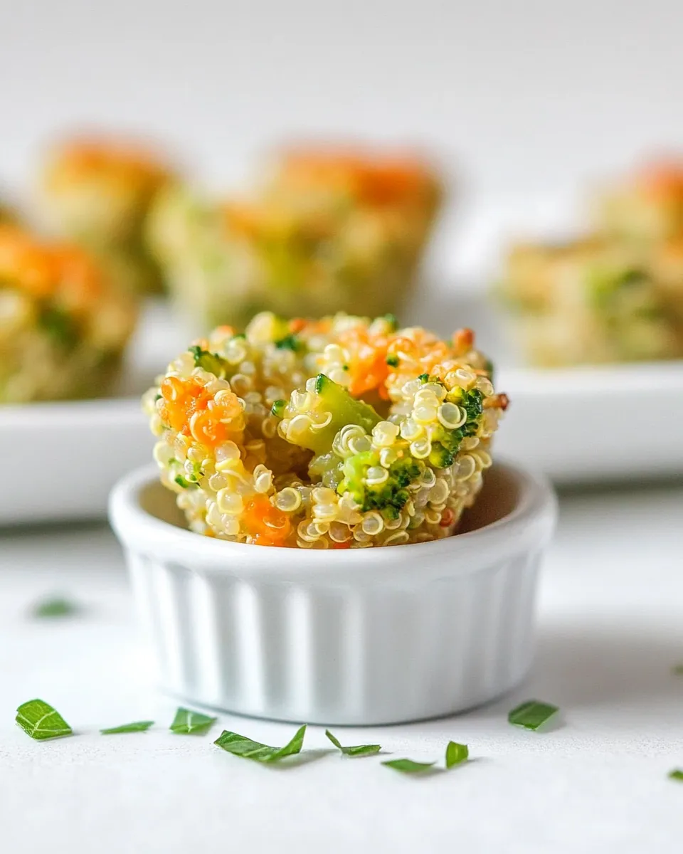 Easy Cheesy Broccoli Quinoa Bites photo