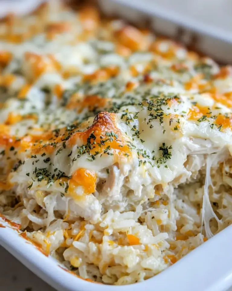 Homemade Cheesy Chicken and Rice Bake photo