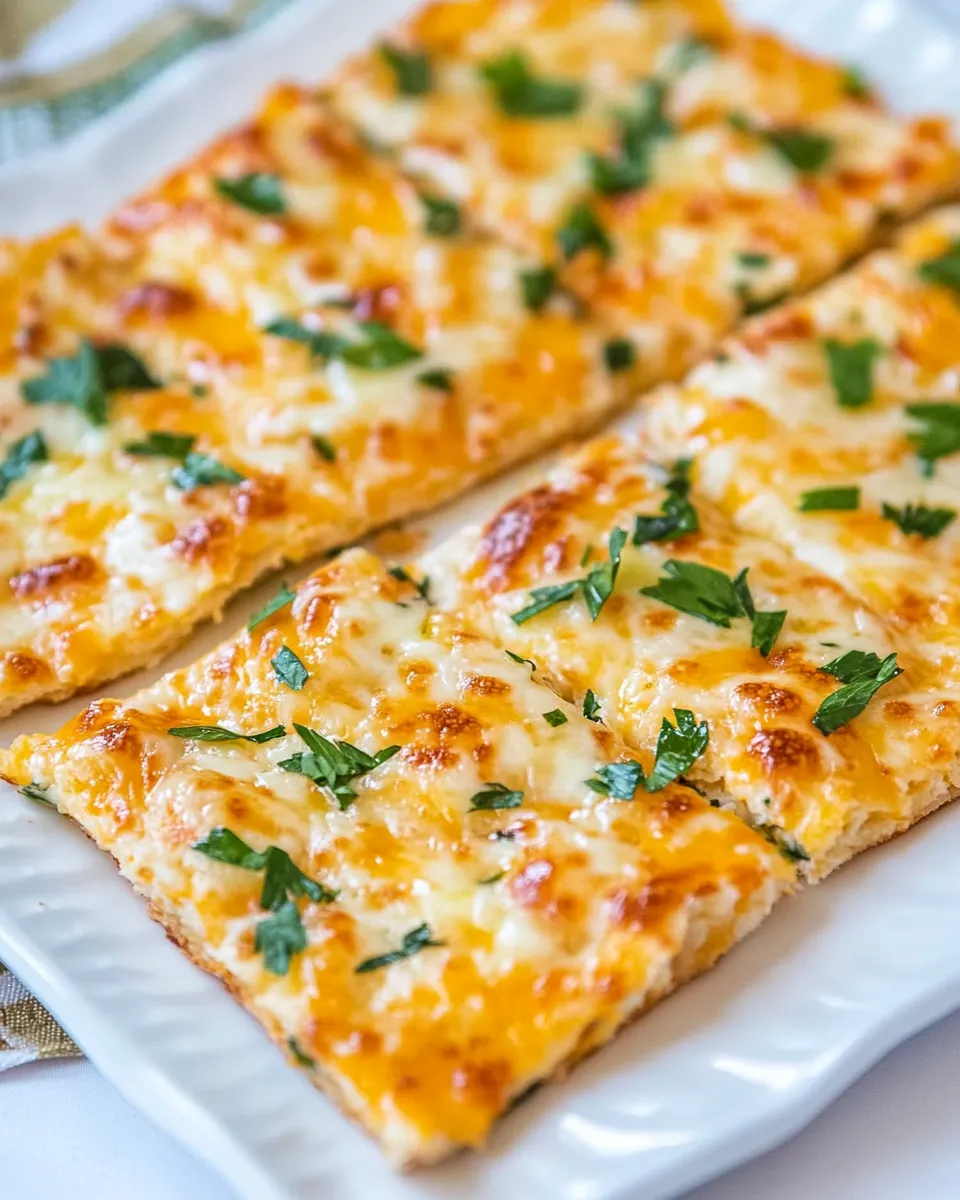 Classic Cheesy Flat Breads image