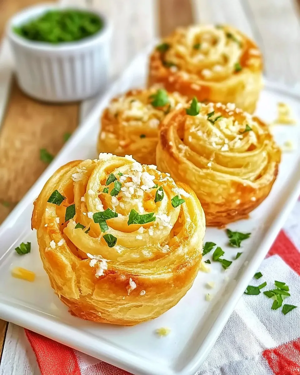 Homemade Cheesy Garlic Cruffins photo