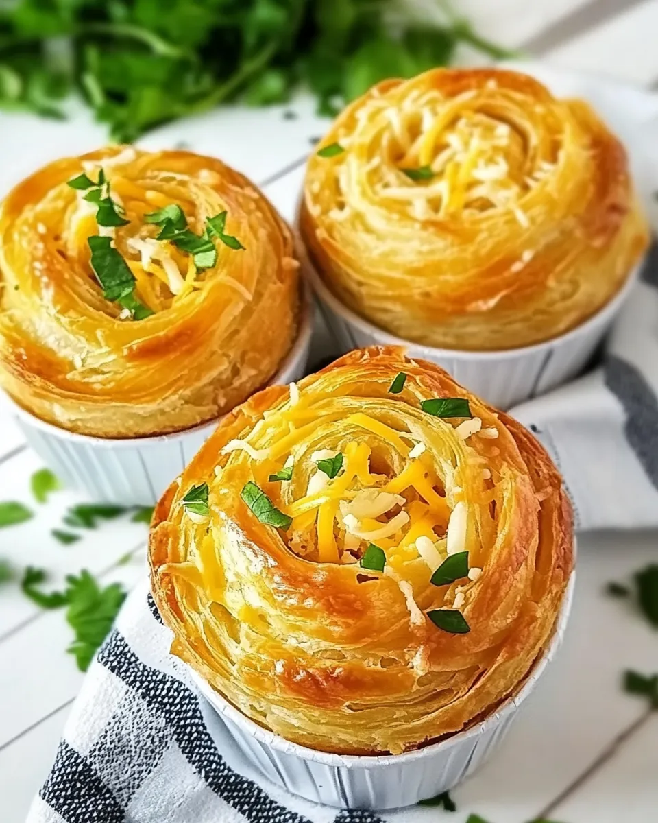 Classic Cheesy Garlic Cruffins image