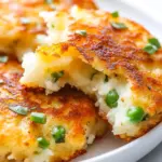Homemade Cheesy Mashed Potato Pancakes Recipe photo