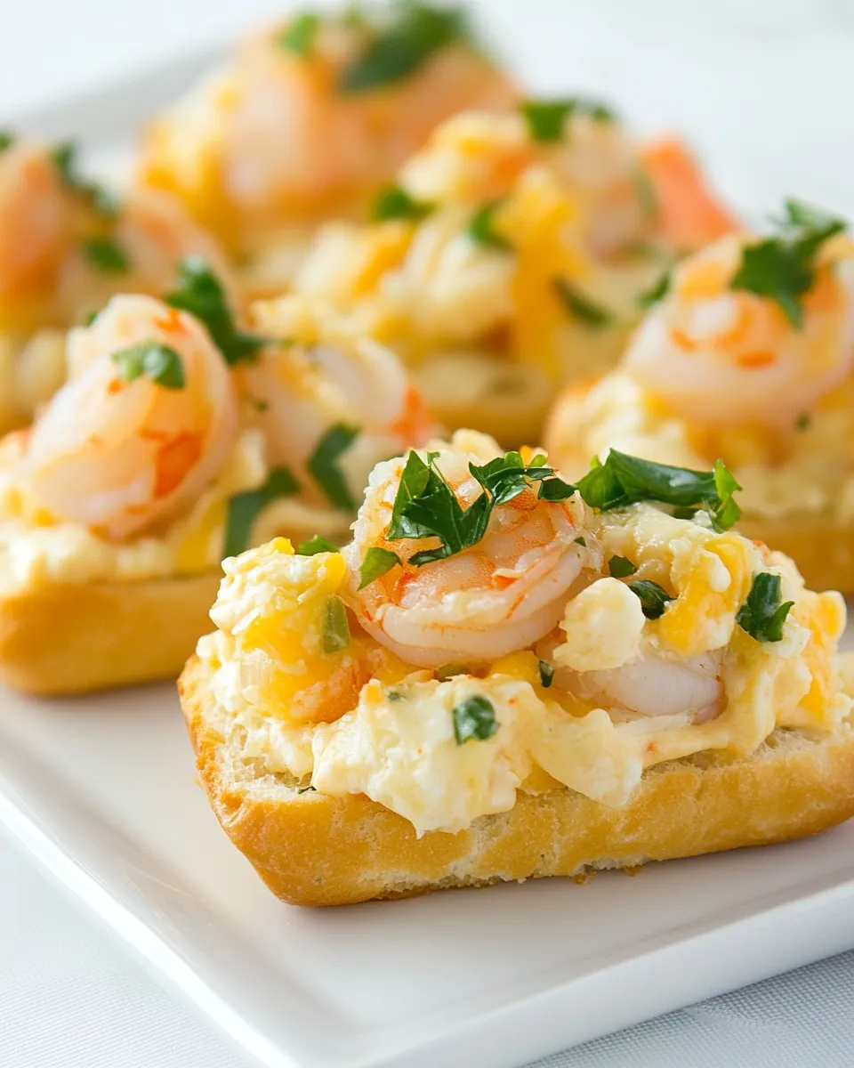 Easy Cheesy Shrimp Tea Sandwiches (Canaps) dish photo