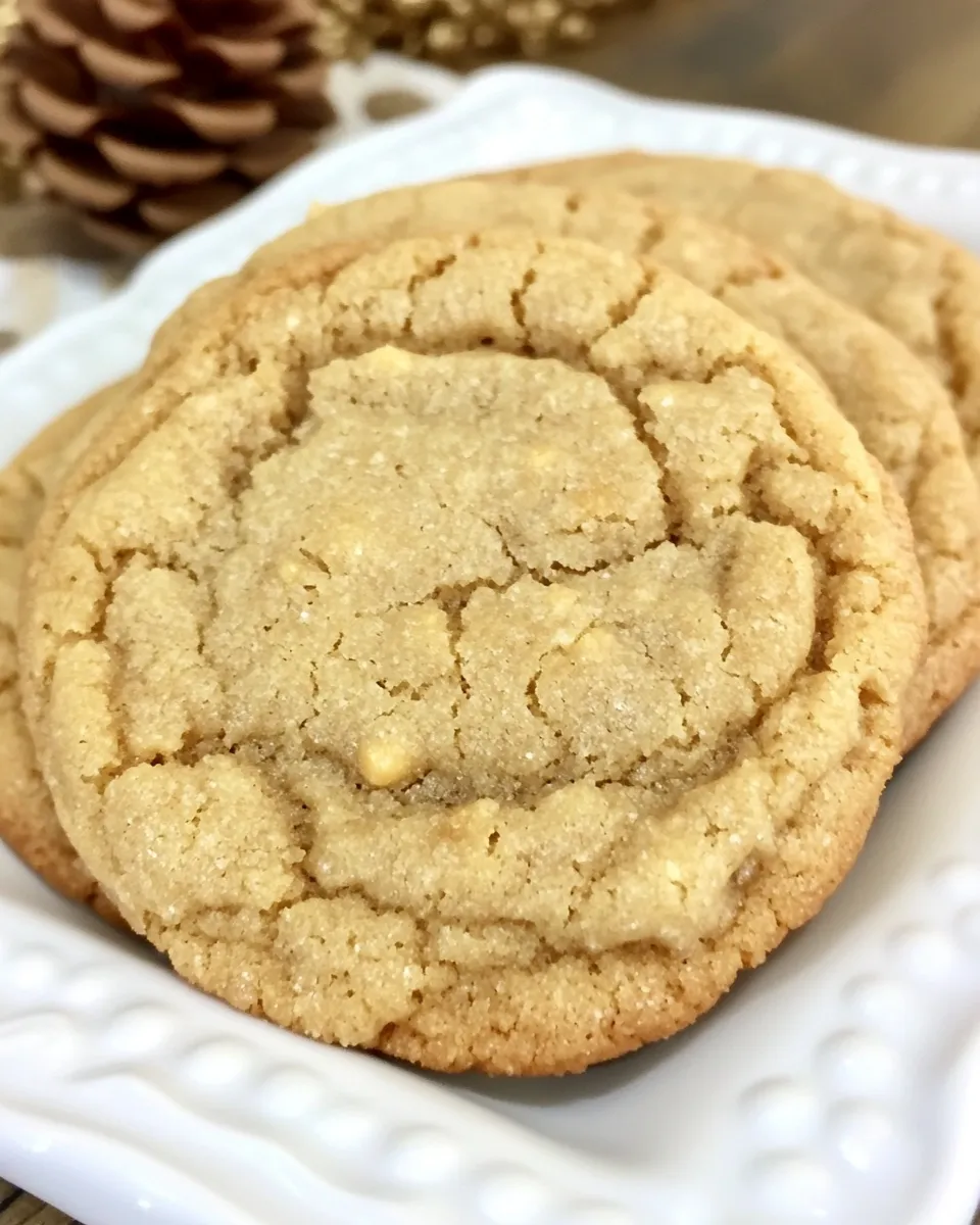 Delicious Chewy Butterscotch Cookies shot
