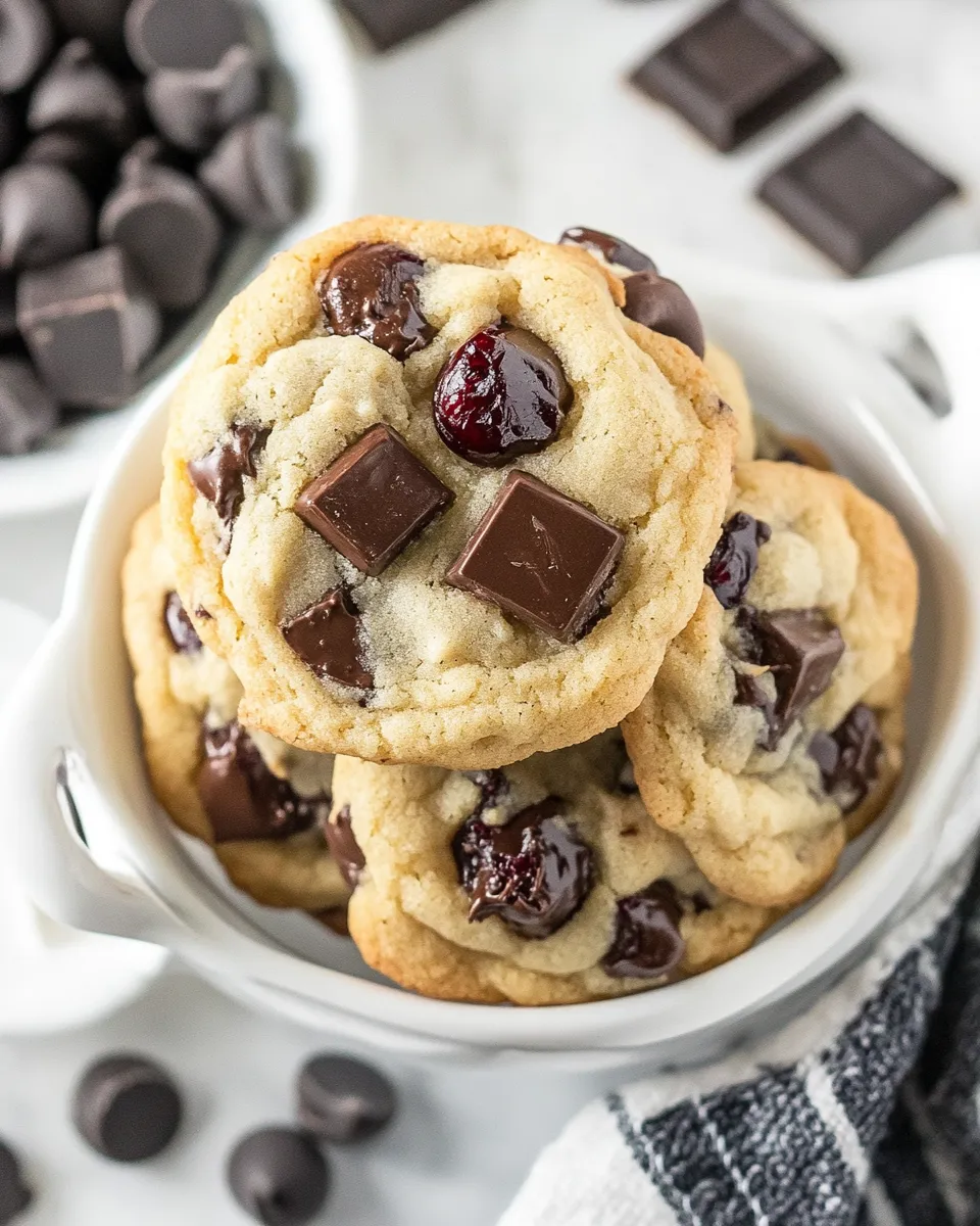 Easy Chewy Cherry Chocolate Chunk Cookies recipe photo