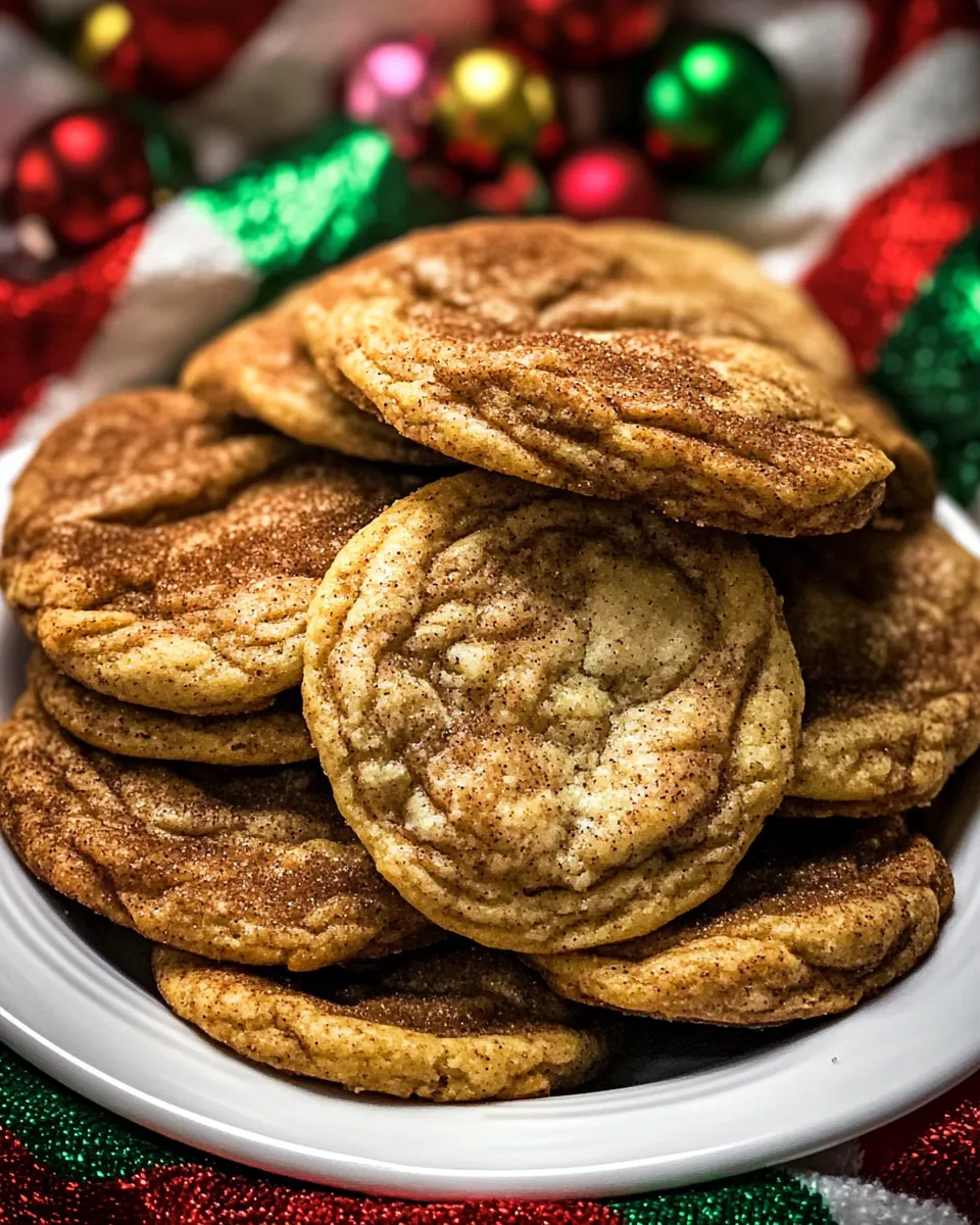 Easy Chewy Christmas Snickerdoodles. dish photo