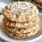Homemade Chewy Coconut Oatmeal Cookies photo
