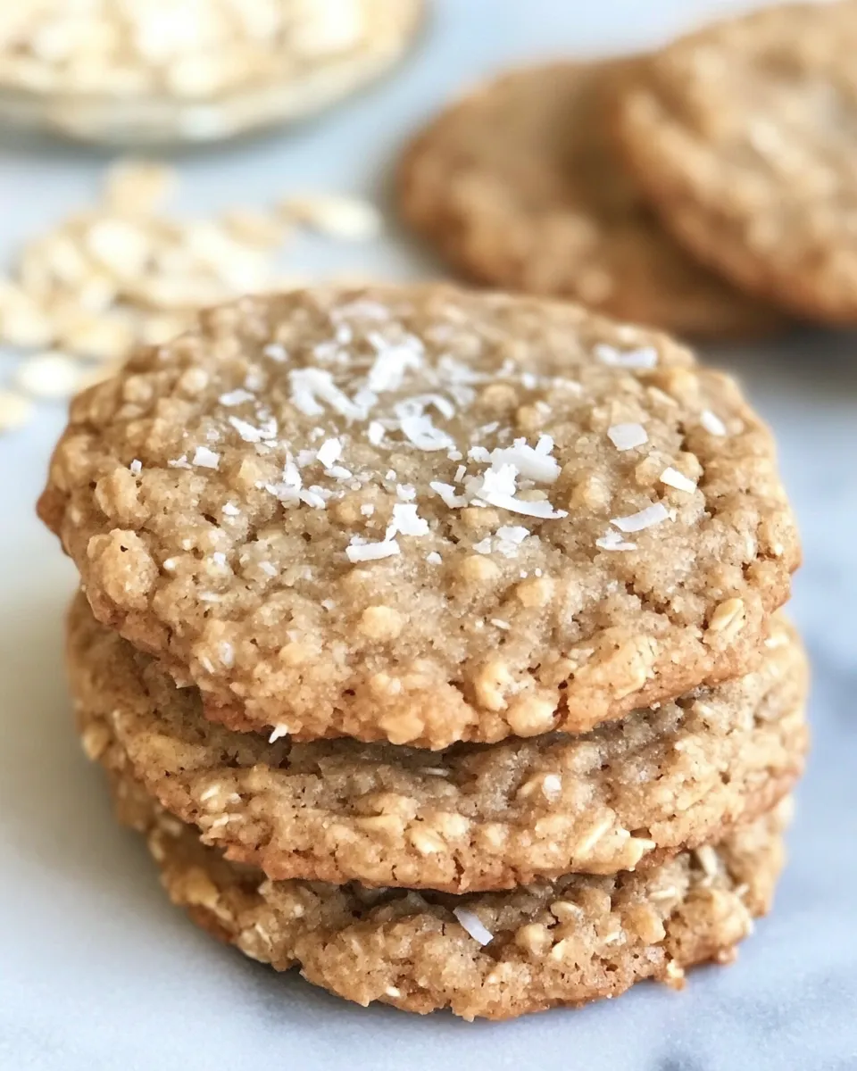 Classic Chewy Coconut Oatmeal Cookies image