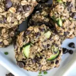 Homemade Chewy Oatmeal Zucchini Cookies. photo