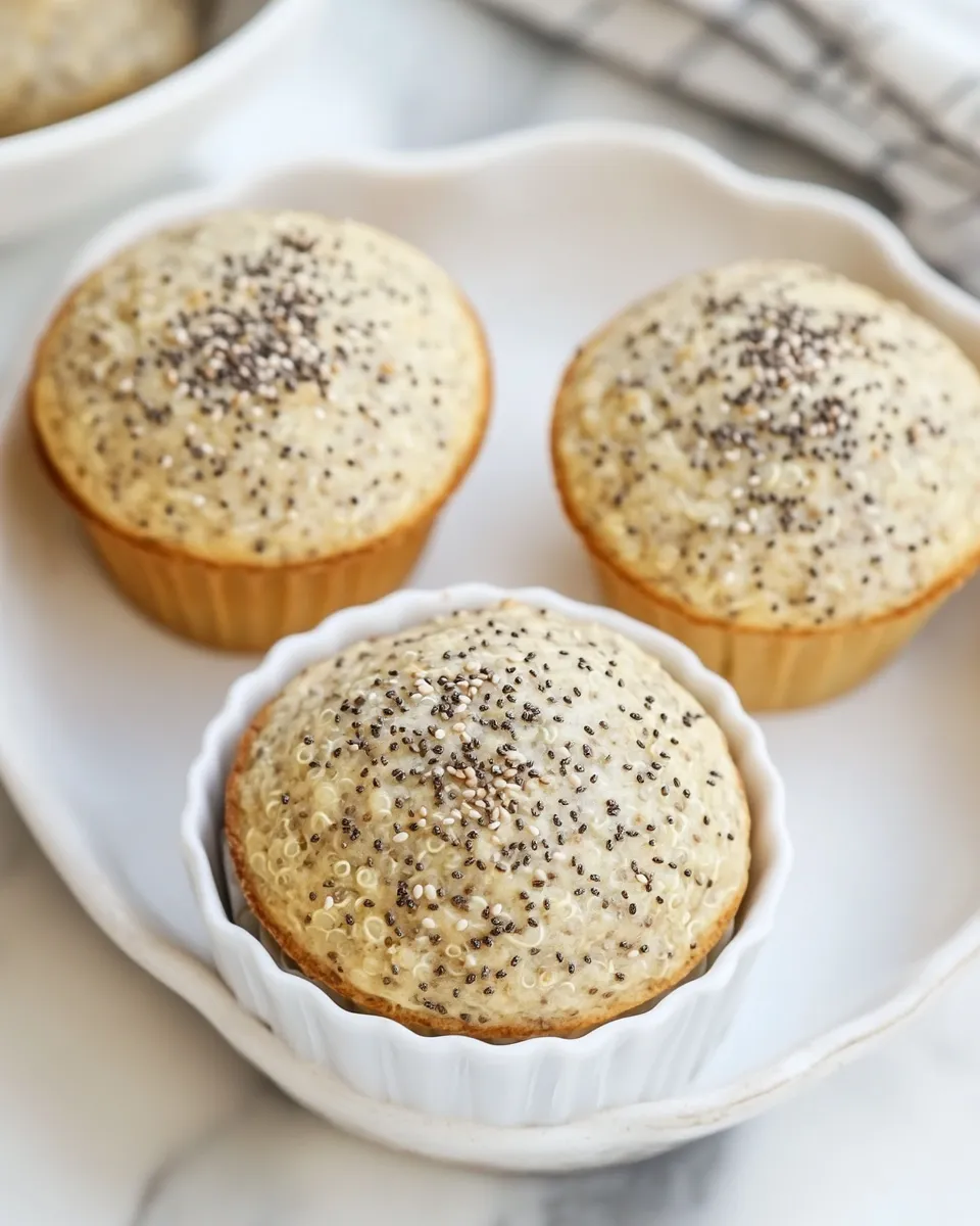 Healthy Chia Seed Quinoa Muffins recipe photo