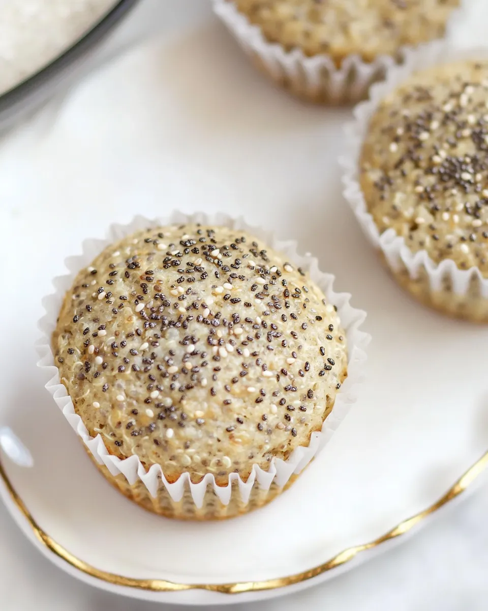 Easy Chia Seed Quinoa Muffins shot