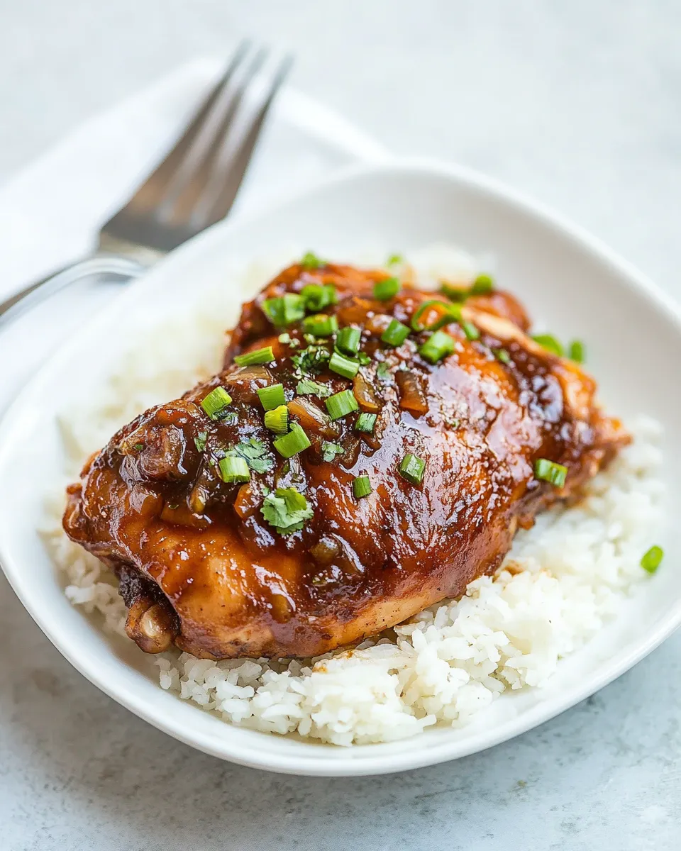 Homemade Chicken Adobo photo