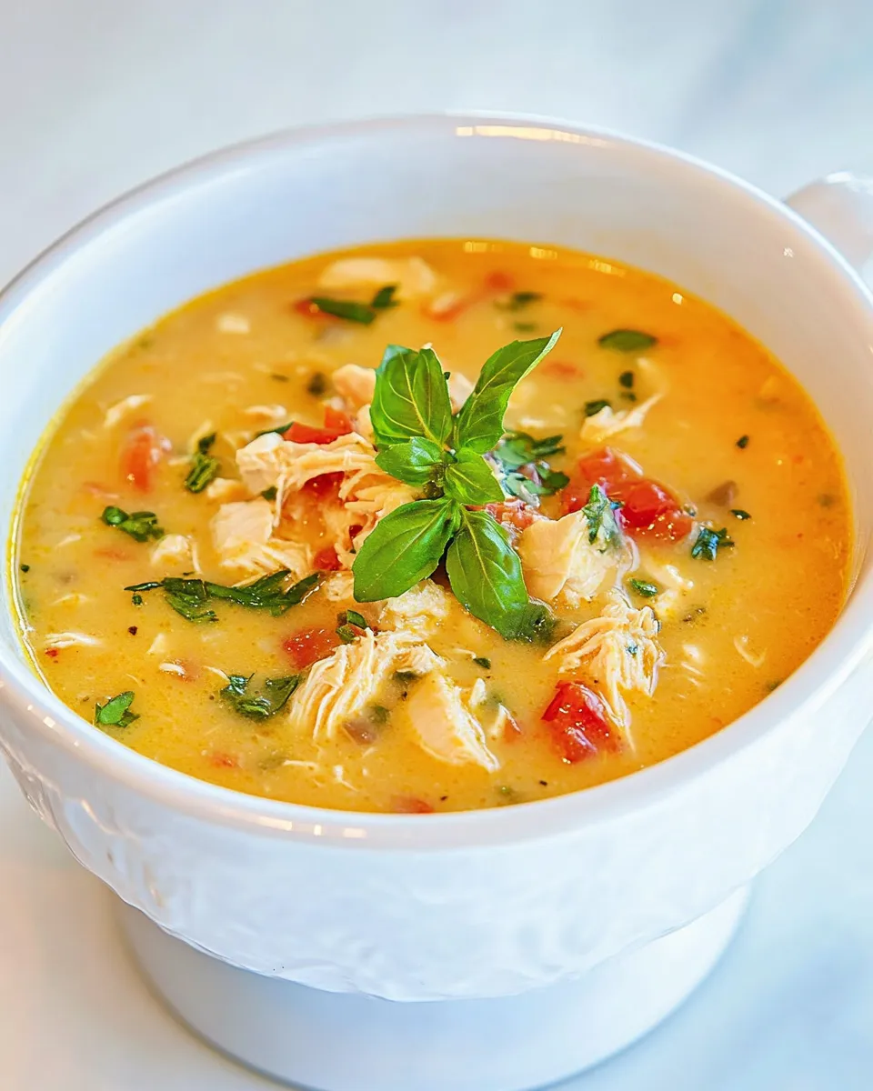 Delicious Chicken Bisque shot