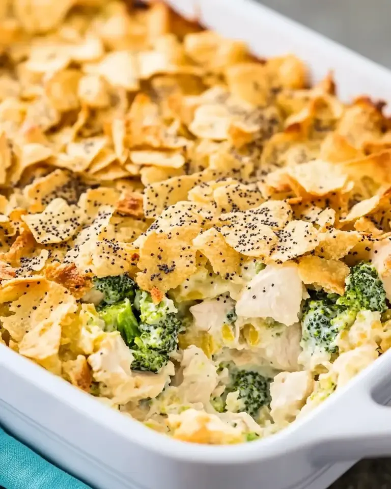 Easy Chicken Broccoli Poppy Seed Casserole photo