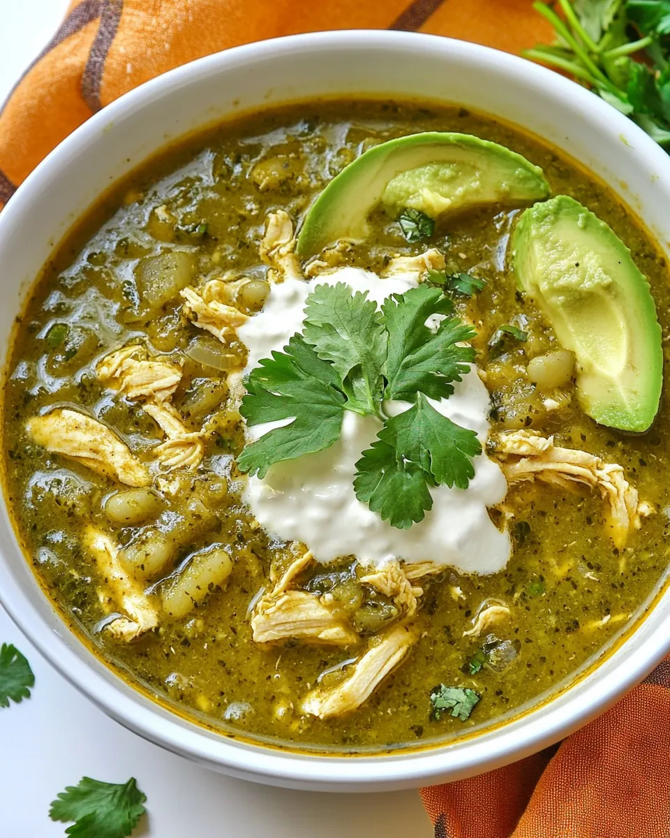 Homemade Chicken Chili Verde photo