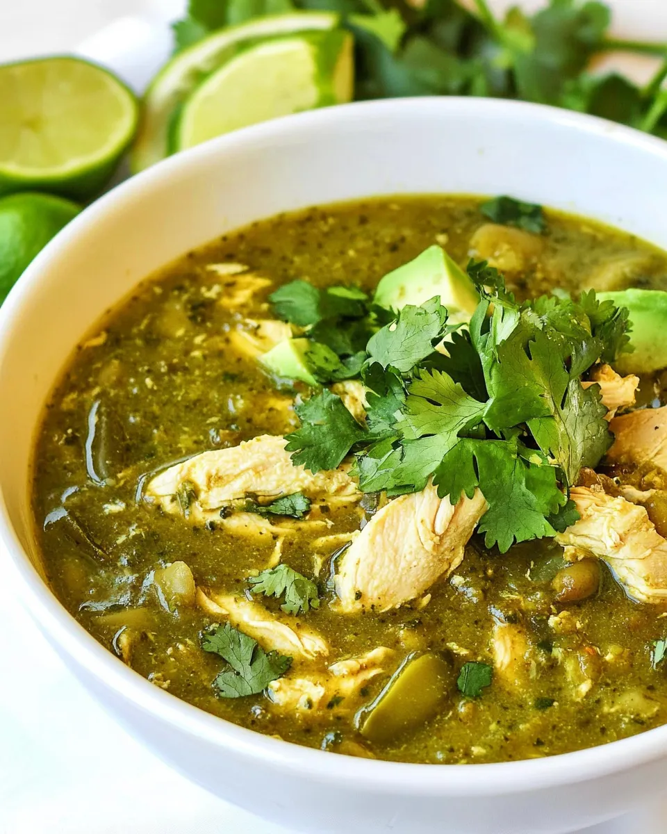 Classic Chicken Chili Verde recipe image